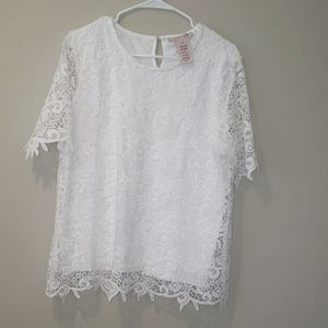 Philosophy dressy blouse L